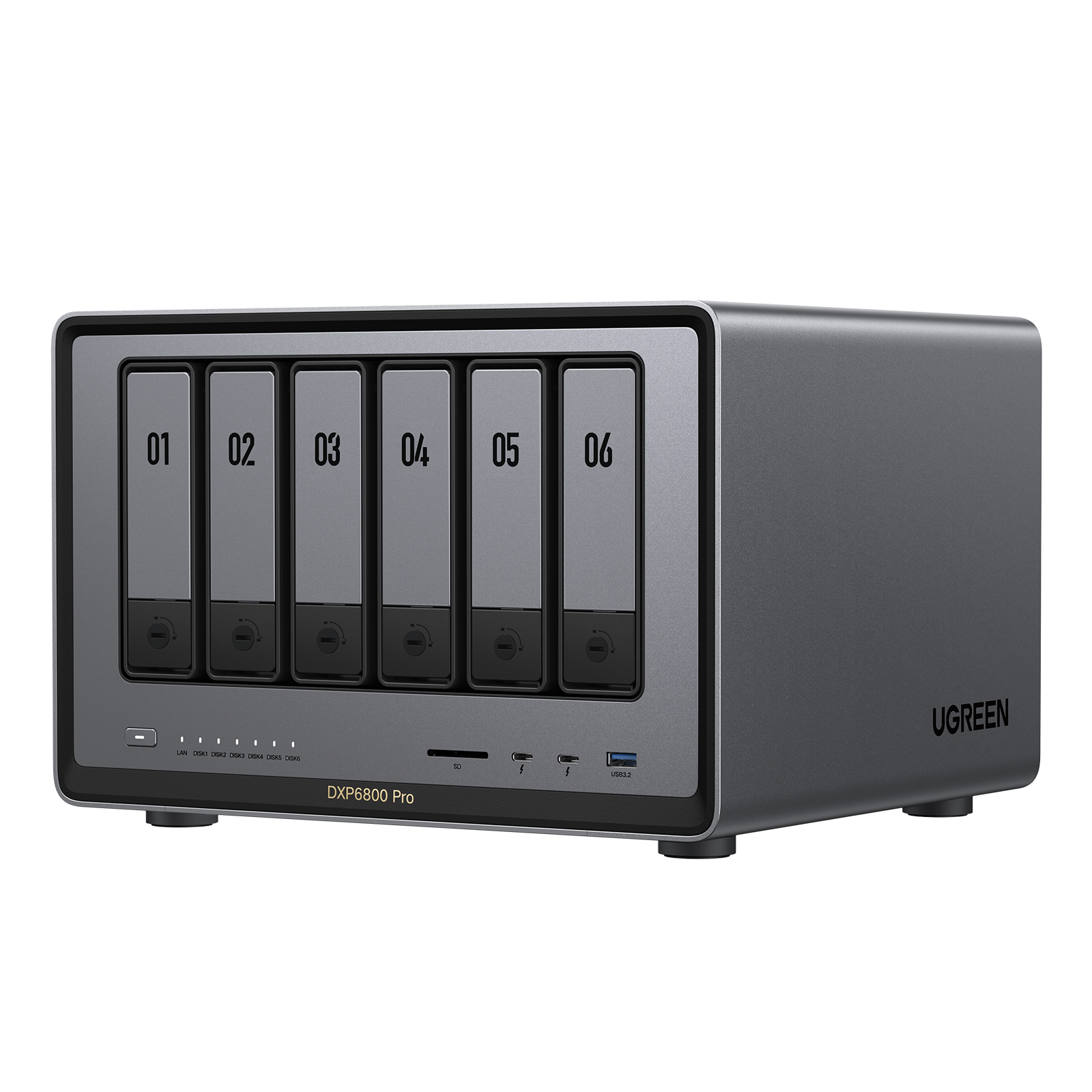UGREEN 6ベイ NAS|最大208TB & 30日間の安心お試し UGREEN 6ベイ NAS|最大208TB & 30日間の安心お試し