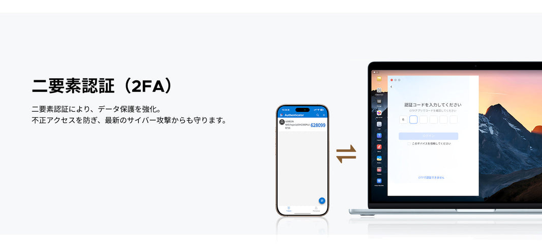 UGREEN NASの二要素認証設定ガイド