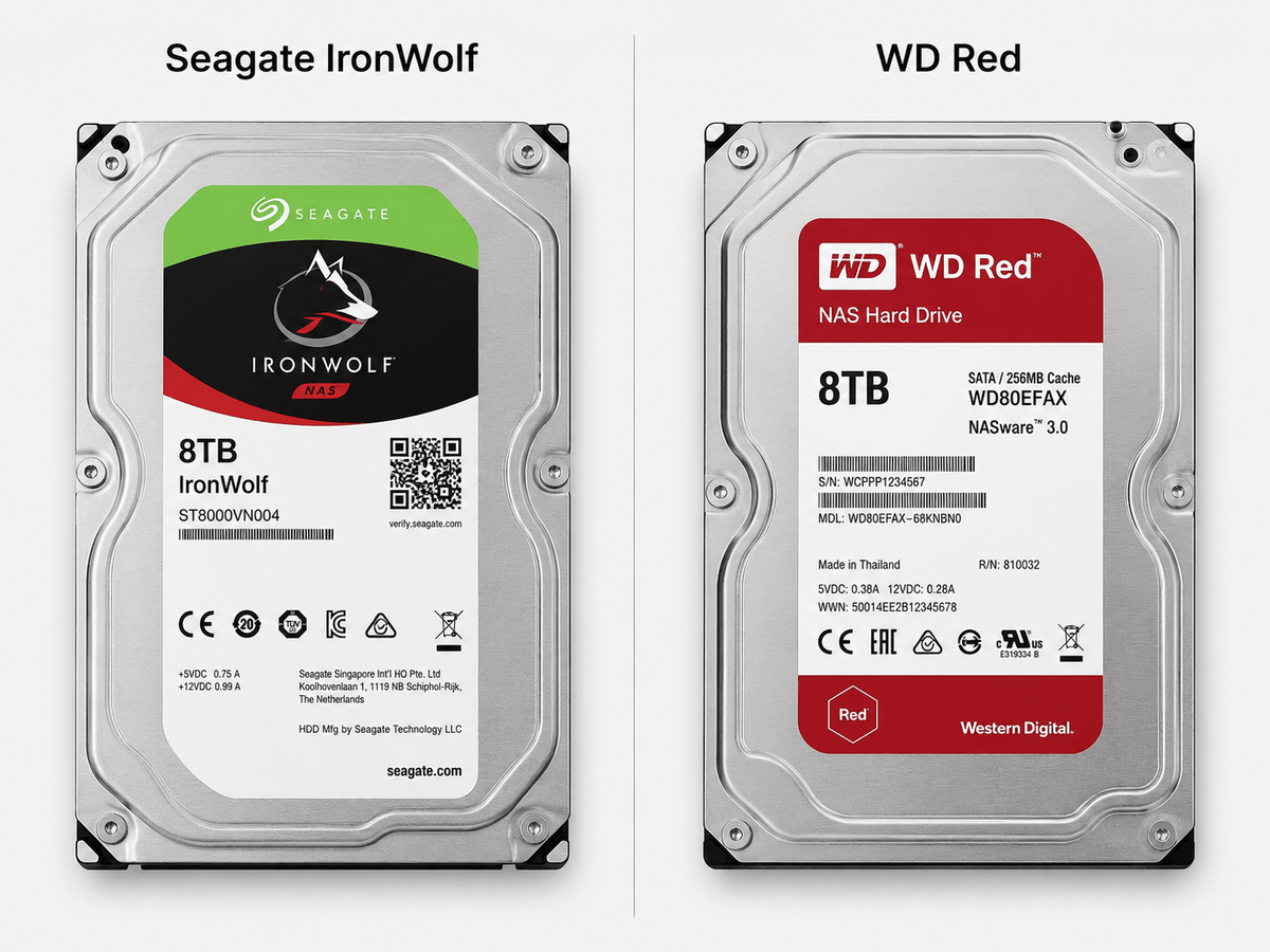 【ほぼ未使用】Seagate IronWolf 2TB NAS用HDD IronWolfとWD Redの違い｜NAS用HDDの選び方