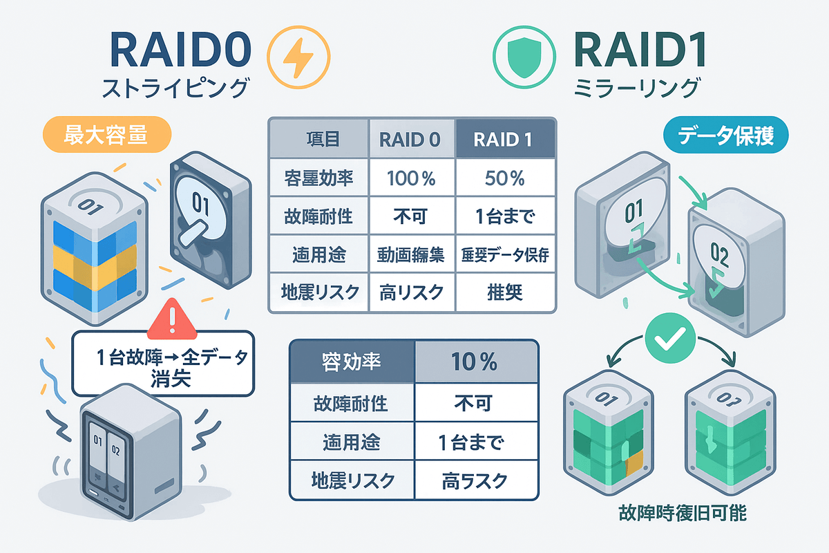 RAID 1の低コストで堅実なデータ保護のメリット