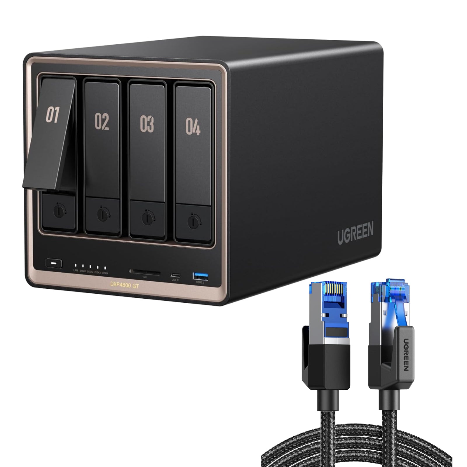 79,900でデュアル10GbE NAS｜DXP4800 GT 先行予約
