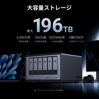 UGREEN 6ベイ NAS ストレージ