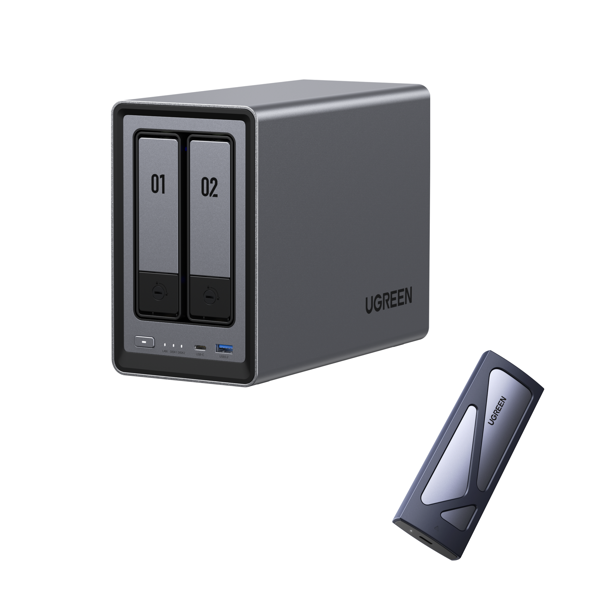 UGREEN NAS 2 ベイ|80TB大容量と30日間の安心お試し UGREEN NAS 2 ベイ|80TB大容量と30日間の安心お試し