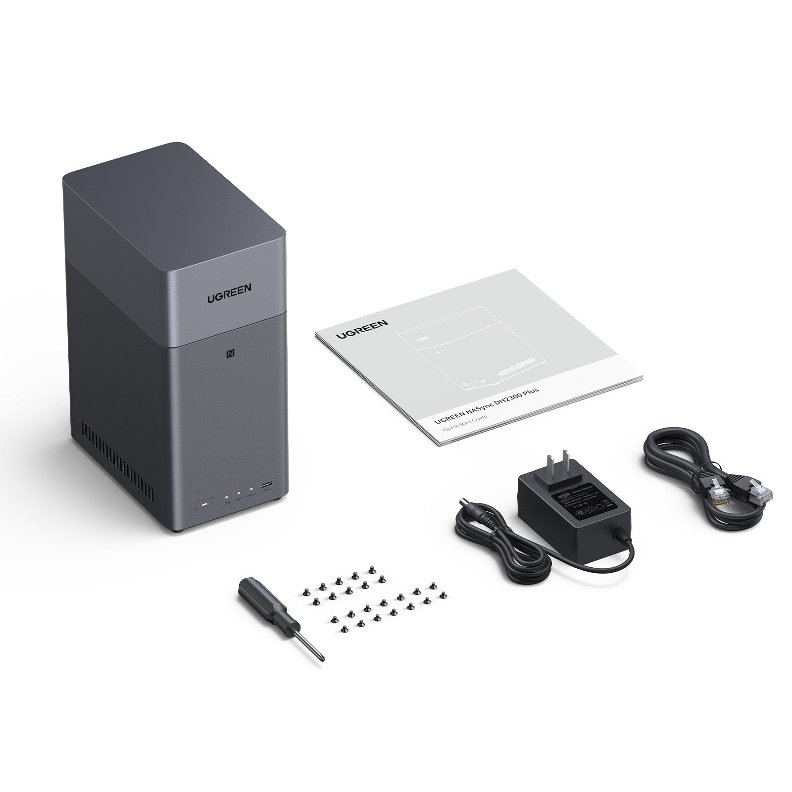 2ベイNASストレージ - 最大60TBのローカルストレージ