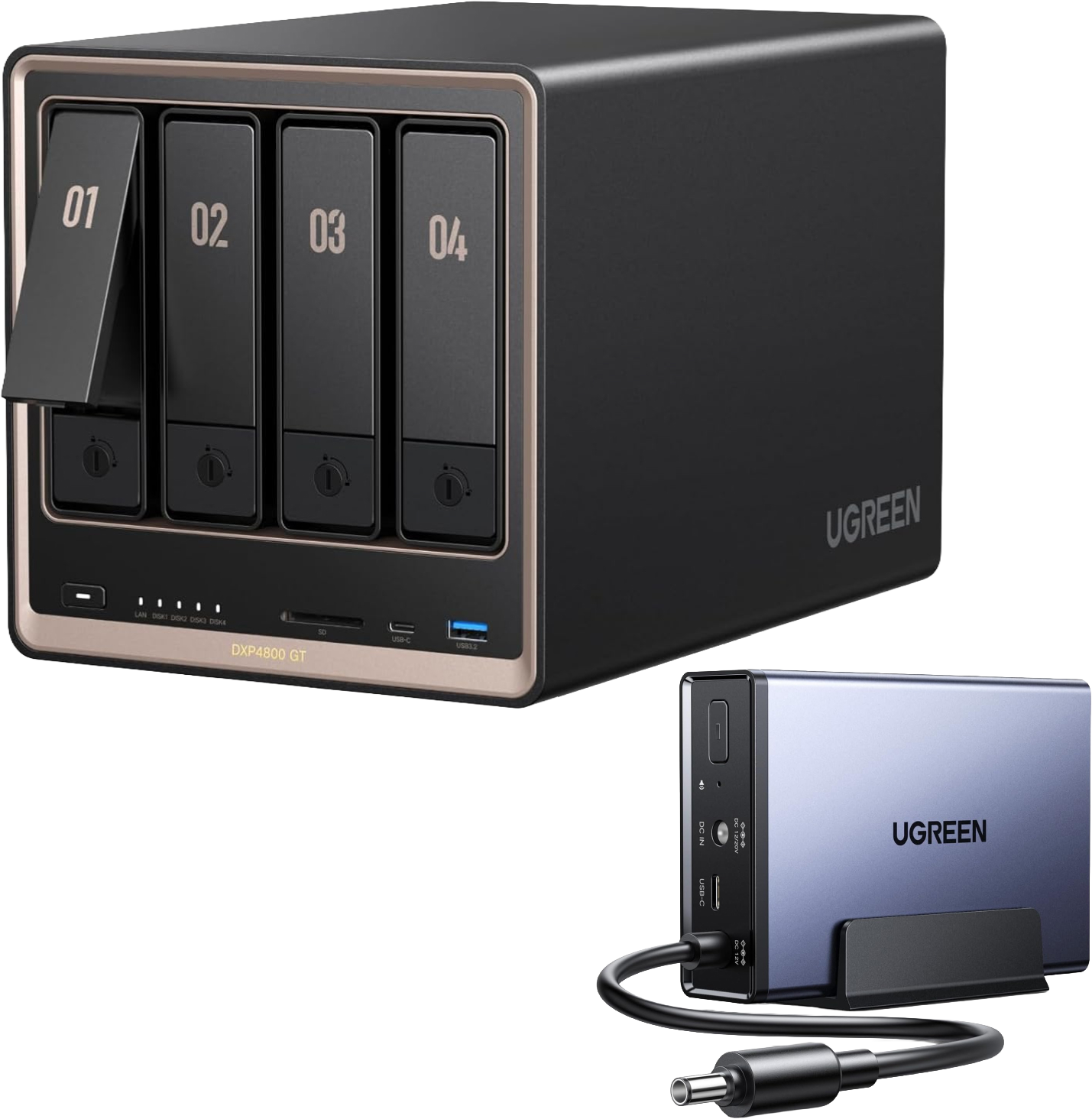 79,900でデュアル10GbE NAS｜DXP4800 GT 先行予約