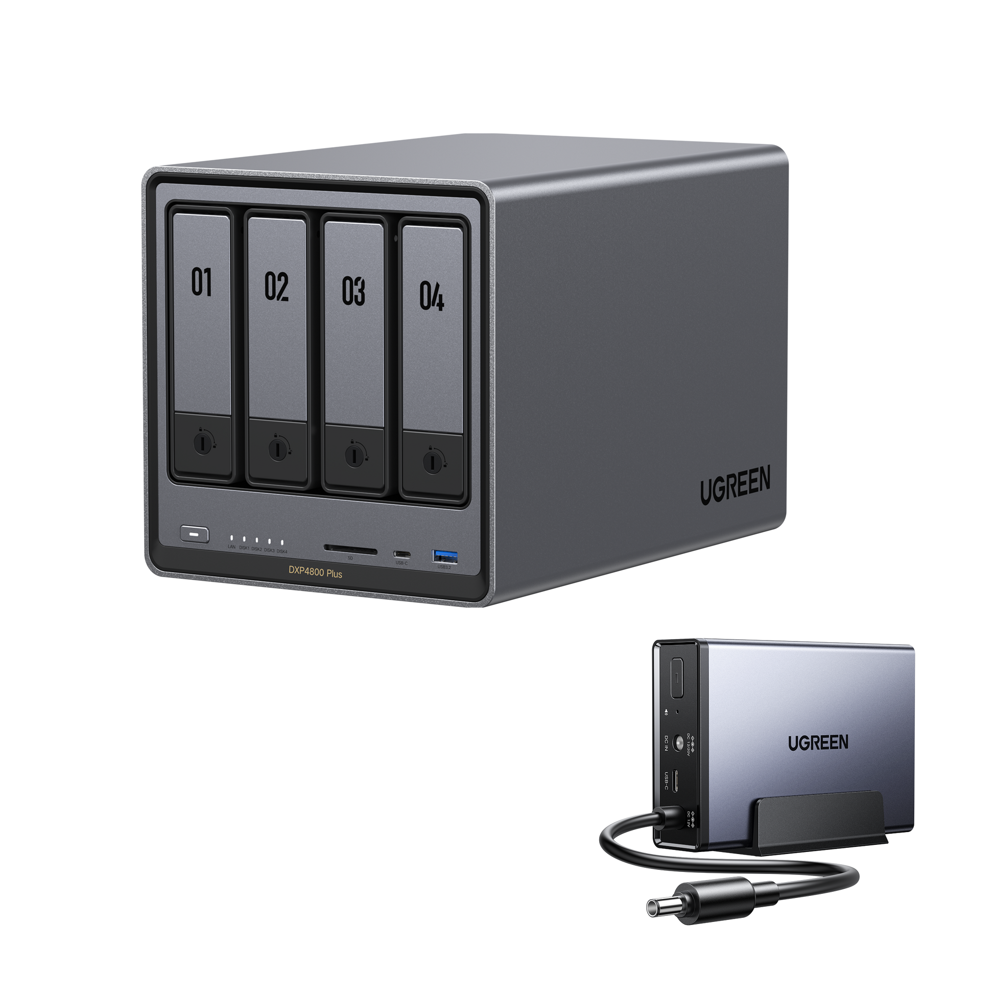 UGREEN 4ベイ NASストレージ - 136TB超大容量と高速10GbE転送 UGREEN 4ベイ NASストレージ - 136TB超大容量と高速10GbE転送