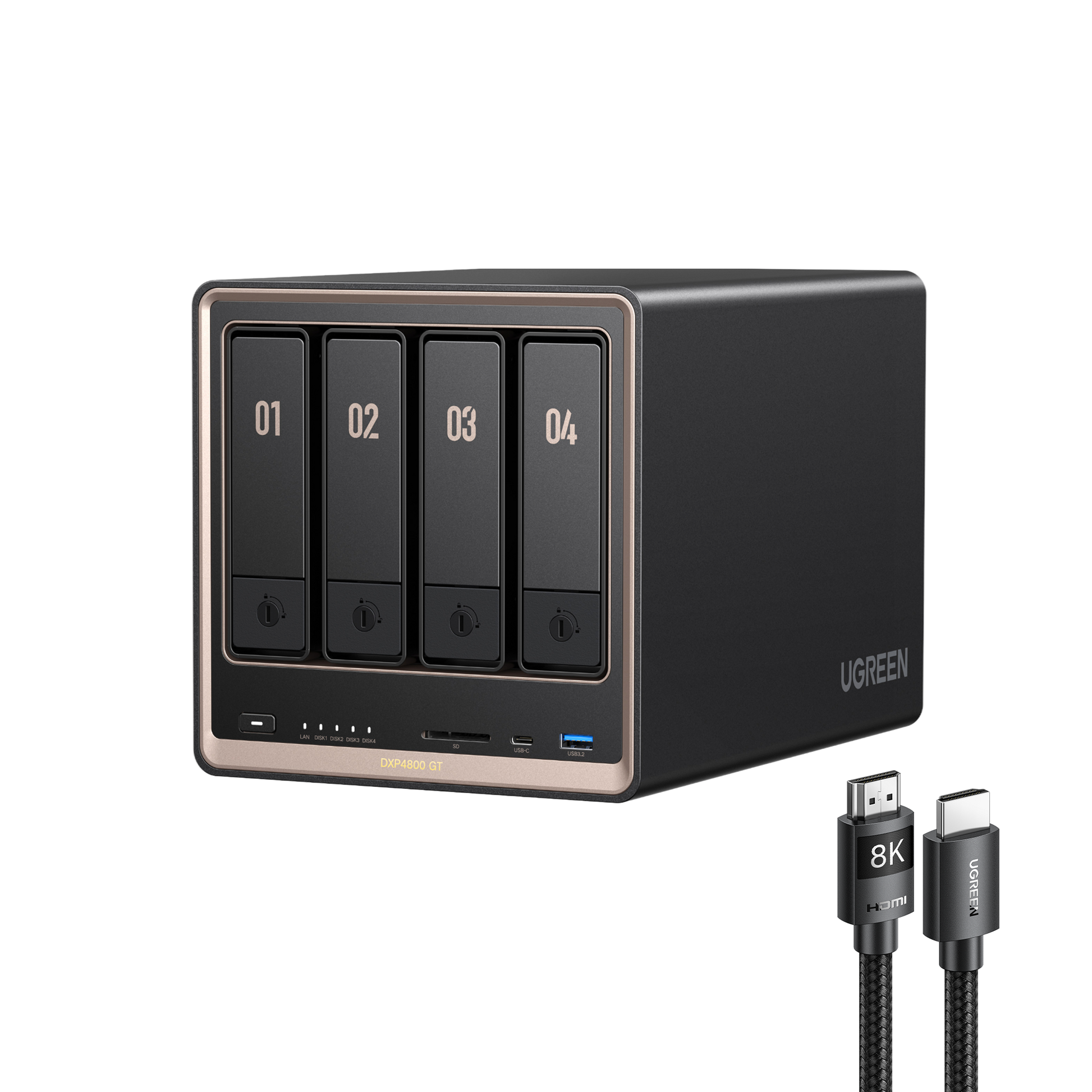 79,900でデュアル10GbE NAS｜DXP4800 GT 先行予約