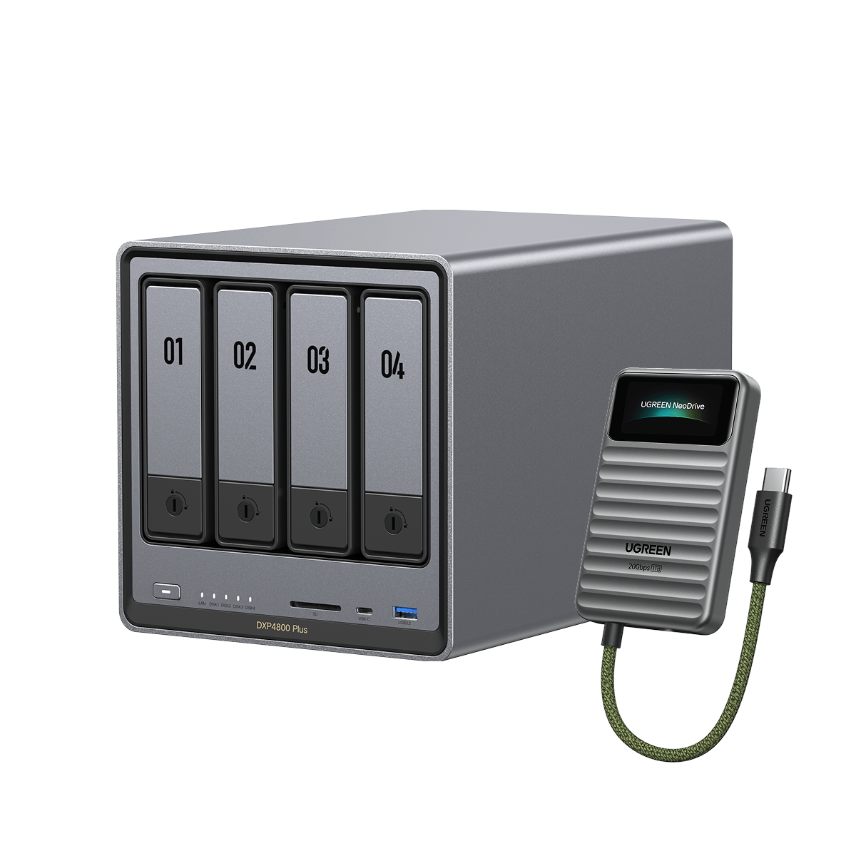 UGREEN 4ベイ NASストレージ - 136TB超大容量と高速10GbE転送 UGREEN 4ベイ NASストレージ - 136TB超大容量と高速10GbE転送