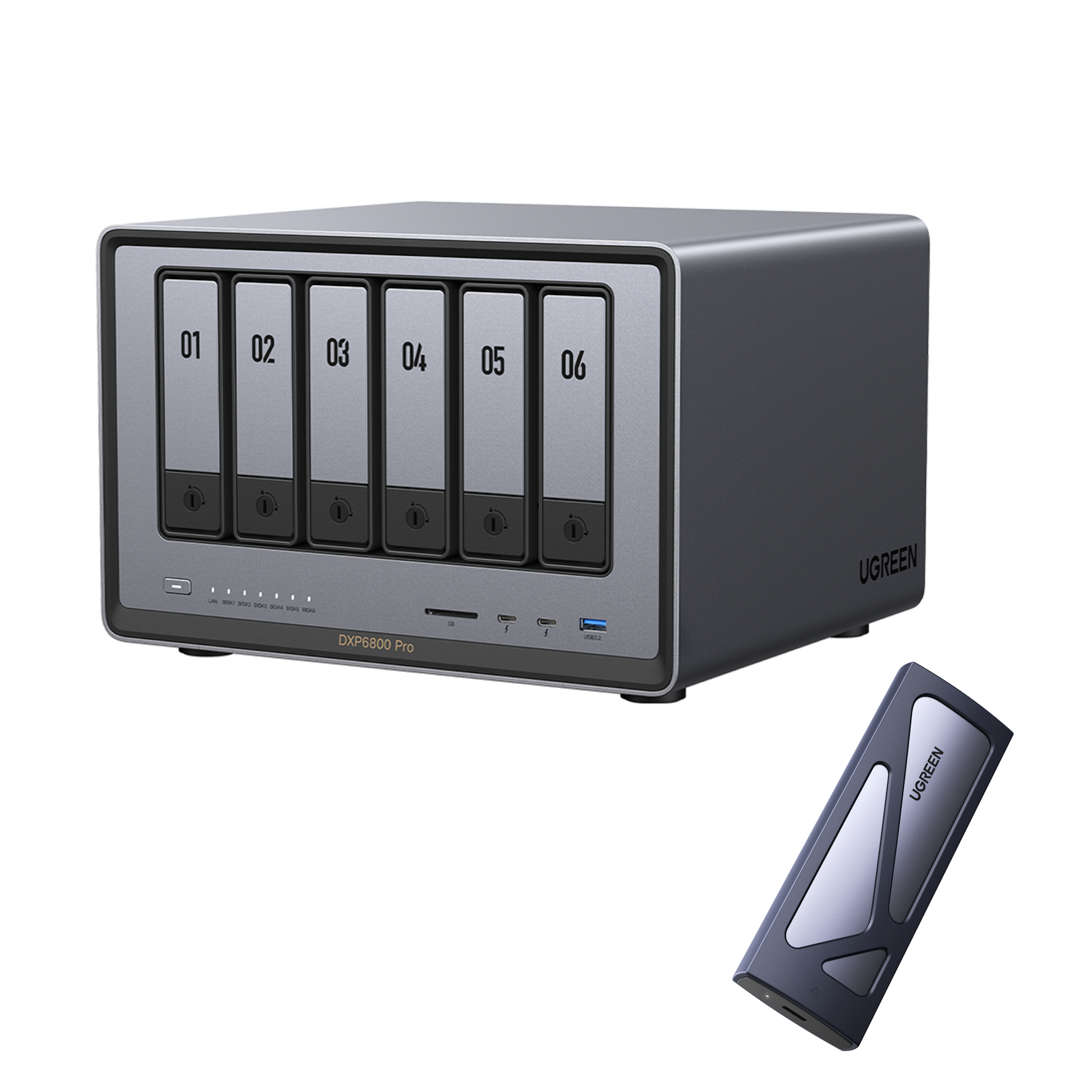 UGREEN 6ベイ NAS|最大208TB & 30日間の安心お試し UGREEN 6ベイ NAS|最大208TB & 30日間の安心お試し
