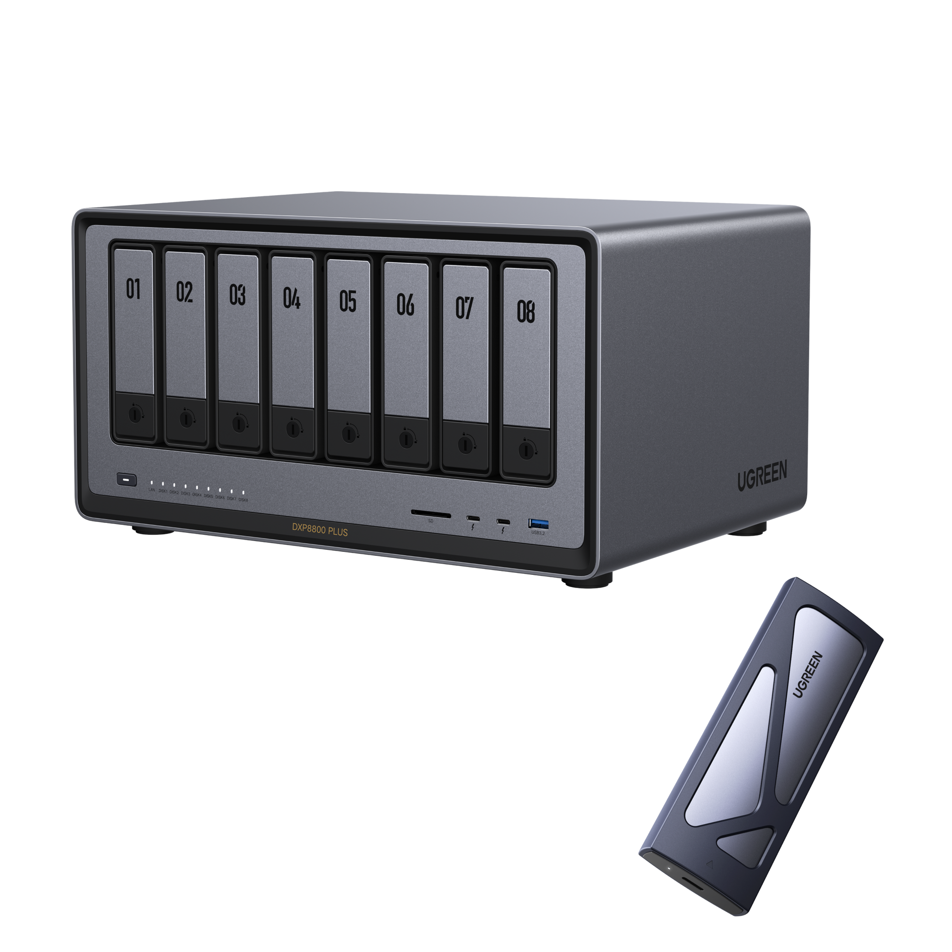 UGREEN 8ベイ NAS|272TBの大容量データストレージ UGREEN 8ベイ NAS|272TBの大容量データストレージ