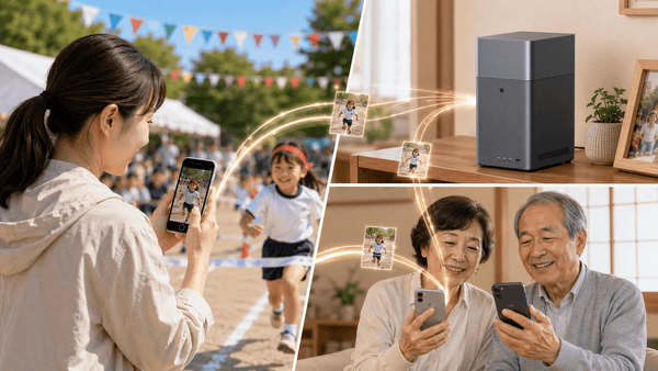家族とNASの写真を共有する方法